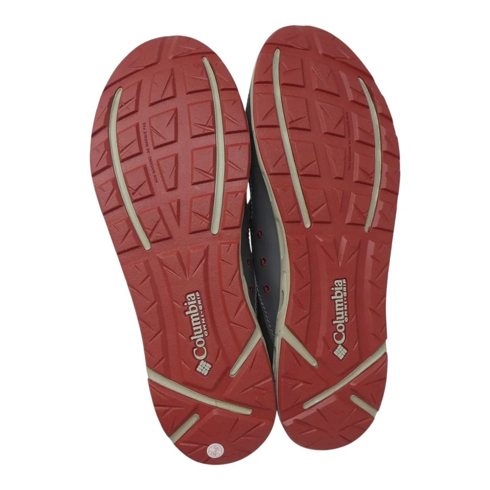 Columbia Bahama Vent Relaxed PFG Boat Shoe Mens 14 City Grey Vintage Red BM2658
